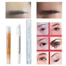 Ручка-маркер для кожи татуировки, магический ластик, инструмент для писца, пирсинг, набор для очищения макияжа, измерительная линейка, красивый инструмент для макияжа, 9,4