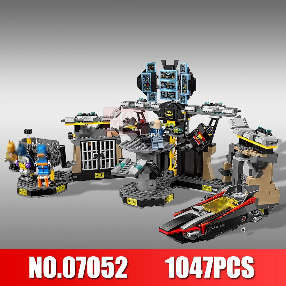 

Lepin Batman 07052 Genuine Movie Series Compatible legoinglye 70909 The Batcave Break-in Building Blocks Bricks Toys for child