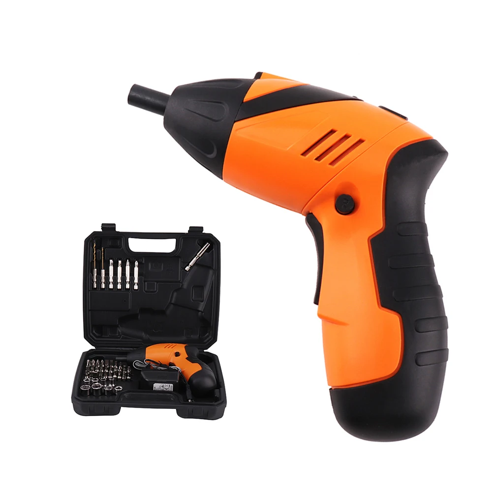 

Cordless Screwdriver Electric Household Multifunction Electric Drill BORUiT Power Tool with 4.8V Rechargeable Lithium Battery