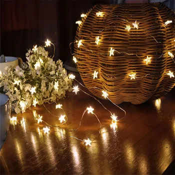 

10 LED Star Light Cozy String Fairy Lights For Bedroom Xmas Wedding Party