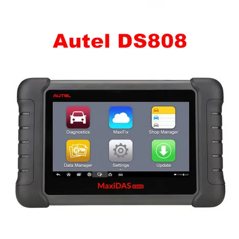 AUTEL MaxiDAS DS808 DS808K комплект планшета диагностический инструмент полный набор поддержка инжектора и ключ кодирования Поддержка нескольких языков - Цвет: DS808