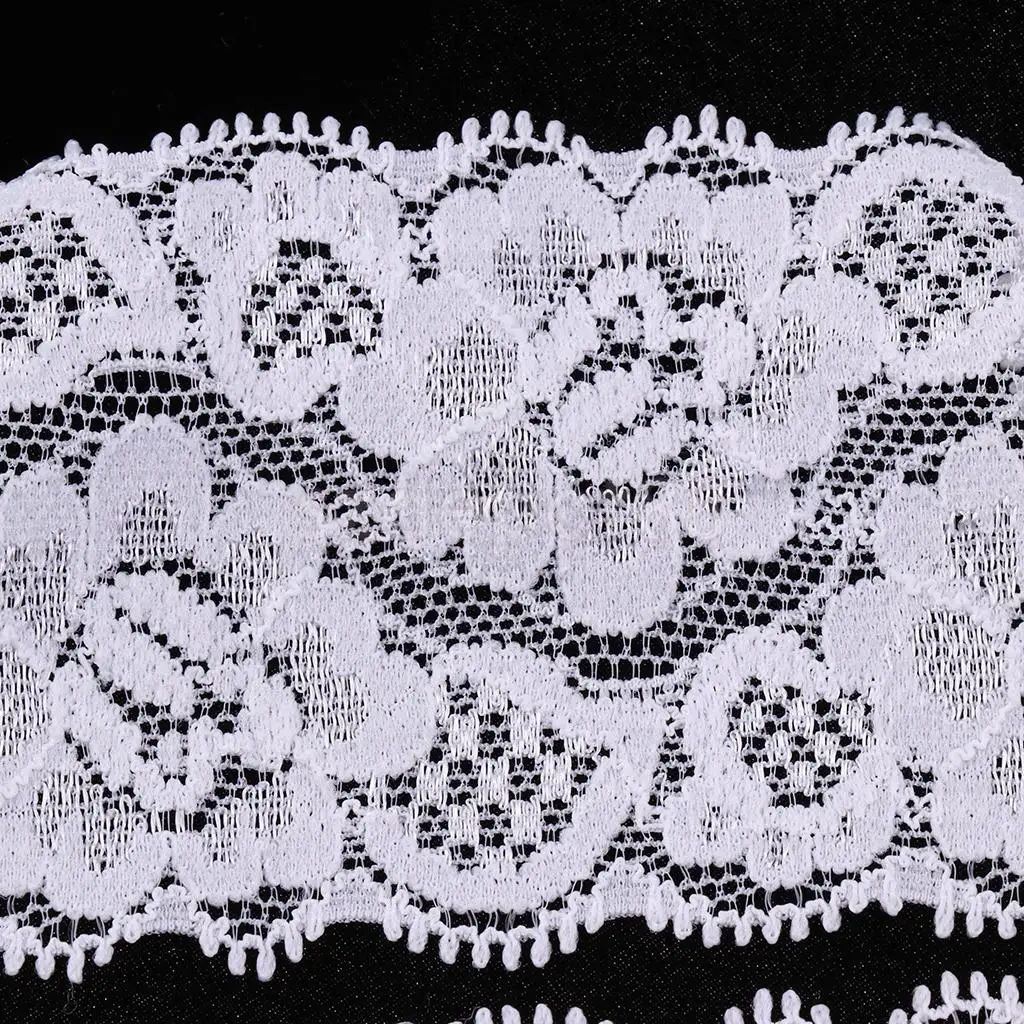 Wedding Bridal Garter Rhinestone Pearls Flower Keepsake Toss Floral Applique Lace Thigh Ring Keepsake