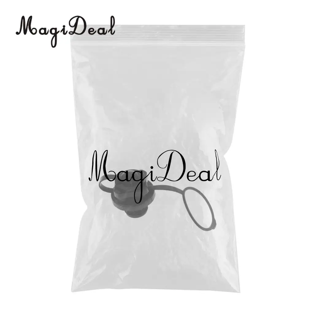 MagiDeal Hot Sale Plastic Screw Air Valve Caps Tool for Inflatable Boat Kayak Pool Raft Canoe Dinghy Drifting Acce Black/White