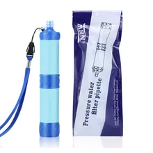 CHAMSGEND напорная труба всасывания воды портативный фильтр для воды открытый индивидуальный солдат очиститель воды аксессуары для альпинизма