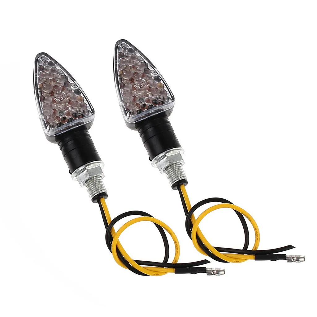 

2pcs 15 Led 12V Motorbike Motorcycle Turn light Turning Signal Indicator Light lamp Bulbs new styling universal accessories