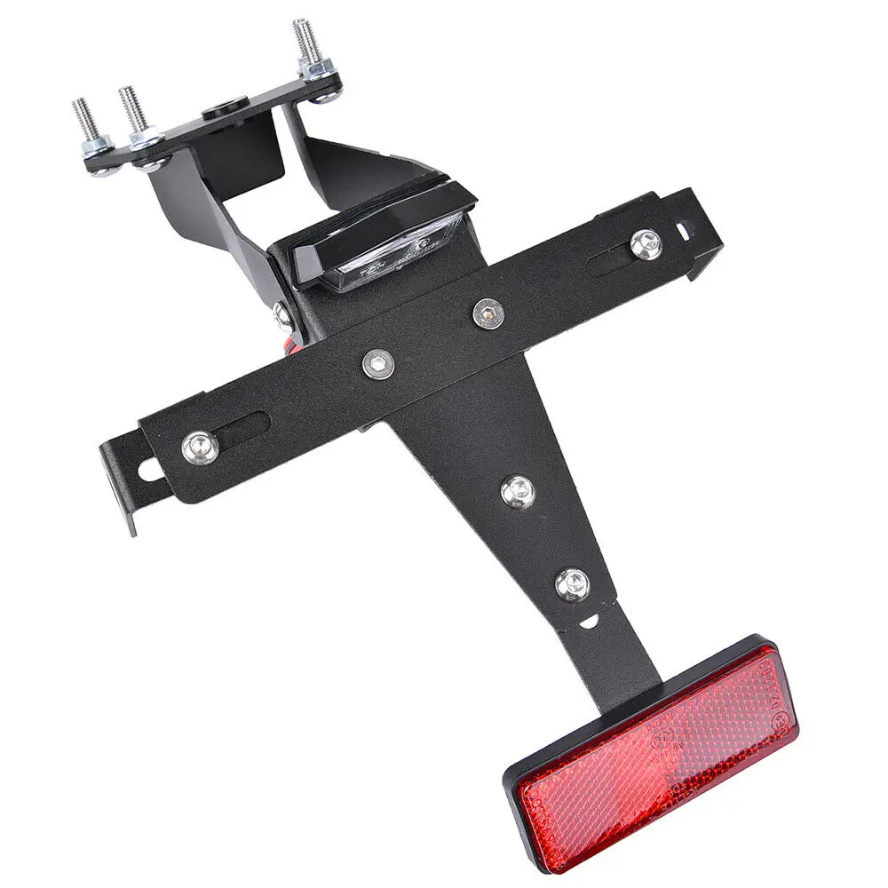  MT-10 FZ-10 Motorcycle Adjustable License Number Plate Frame Holder Bracket LED light For Yamaha MT - 33004094366