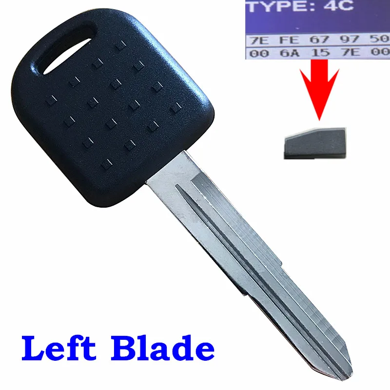 Транспондер ключ+ чип ID4C для Suzuki Alto Baleno Grand Vitara транспондер брелок без разреза правое левое лезвие