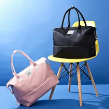Унисекс модная дамская дорожная сумка для багажа, сумка через плечо на выходные, портативная Большая вместительная Водонепроницаемая женская сумка, спортивная сумка для мужчин