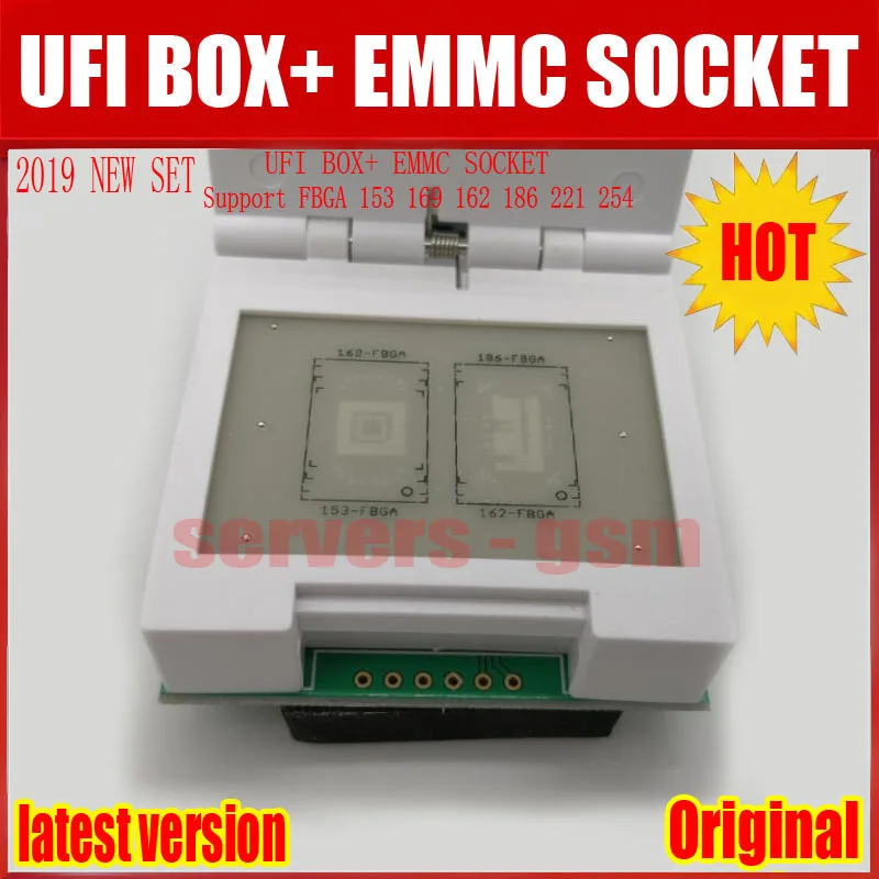 Новый 2019 оригинальный UFI Box полный набор/Ufi коробка поддержка FBGA 153/169/162/186/221/254 Для EMMC услуги инструмент