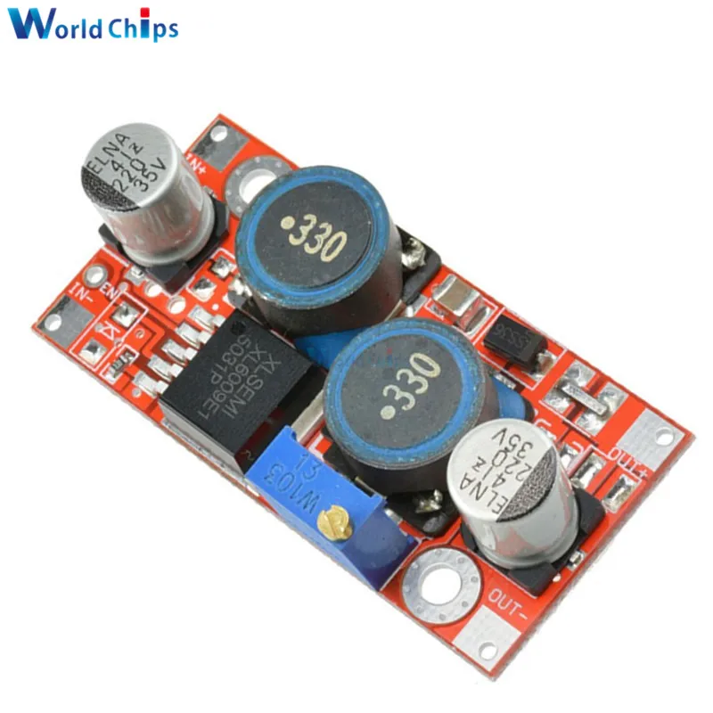 

XL6009 DC-DC Step Up Down Boost Buck Power Supply Module 3.8-32V To 1.25-35V Solar Voltage Regulator Converter Replace LM2577