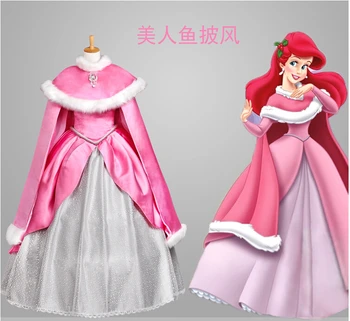 

The Little Mermaid princess Ariel Pink Dress Cosplay Costume any size