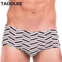 Taddlee Swimwear Men Sexy Swimsuits Swim Boxer Briefs Bikini Gay Penis Pouch WJ Low Rise Bathing Suits Trunks Board Surf Shorts