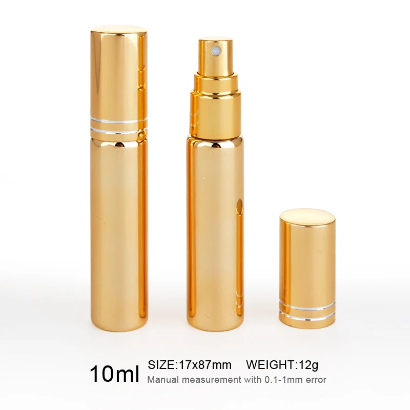 Garrafa de Perfume Atomizador de Perfume com Garrafas de Vidro Recipiente de Viagem Peças Lote Recarregável uv Vazia Tangentes 100 - 10ml 3 High Quality Beleza e saúde
