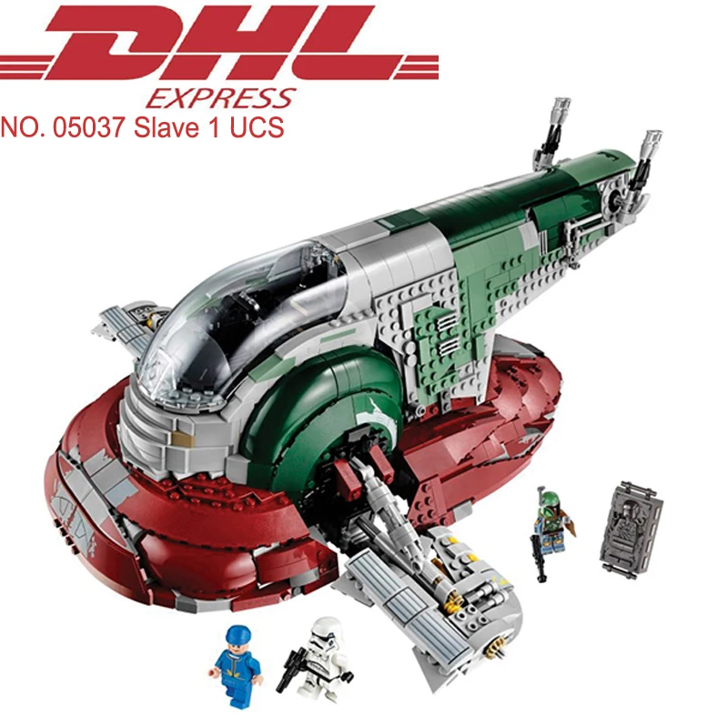 

Lepin 05037 2067Pcs Star Wars UCS Slave I Slave NO.1 Model Building Kits Blocks Bricks Toys For Children Gift Compatible 75060