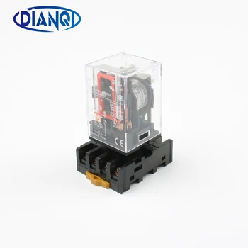 

MK2P MK-2P ONE NEW PLUG IN RELAY 8PIN 2P FITS 110V 220V AC COIL with socket base