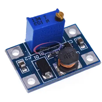 

DC-DC 2-24V to 2-28V 2A SX1308 Step Up Adjustable Power Module Step Up Boost Converter Module