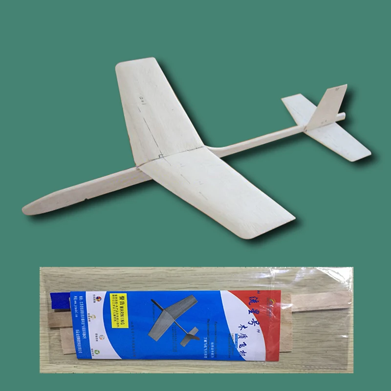 

Free Shipping meteor DIY wooden Glider model Hand throwing plane Ricocheting airplane model Assembling Toy puzzle children gift