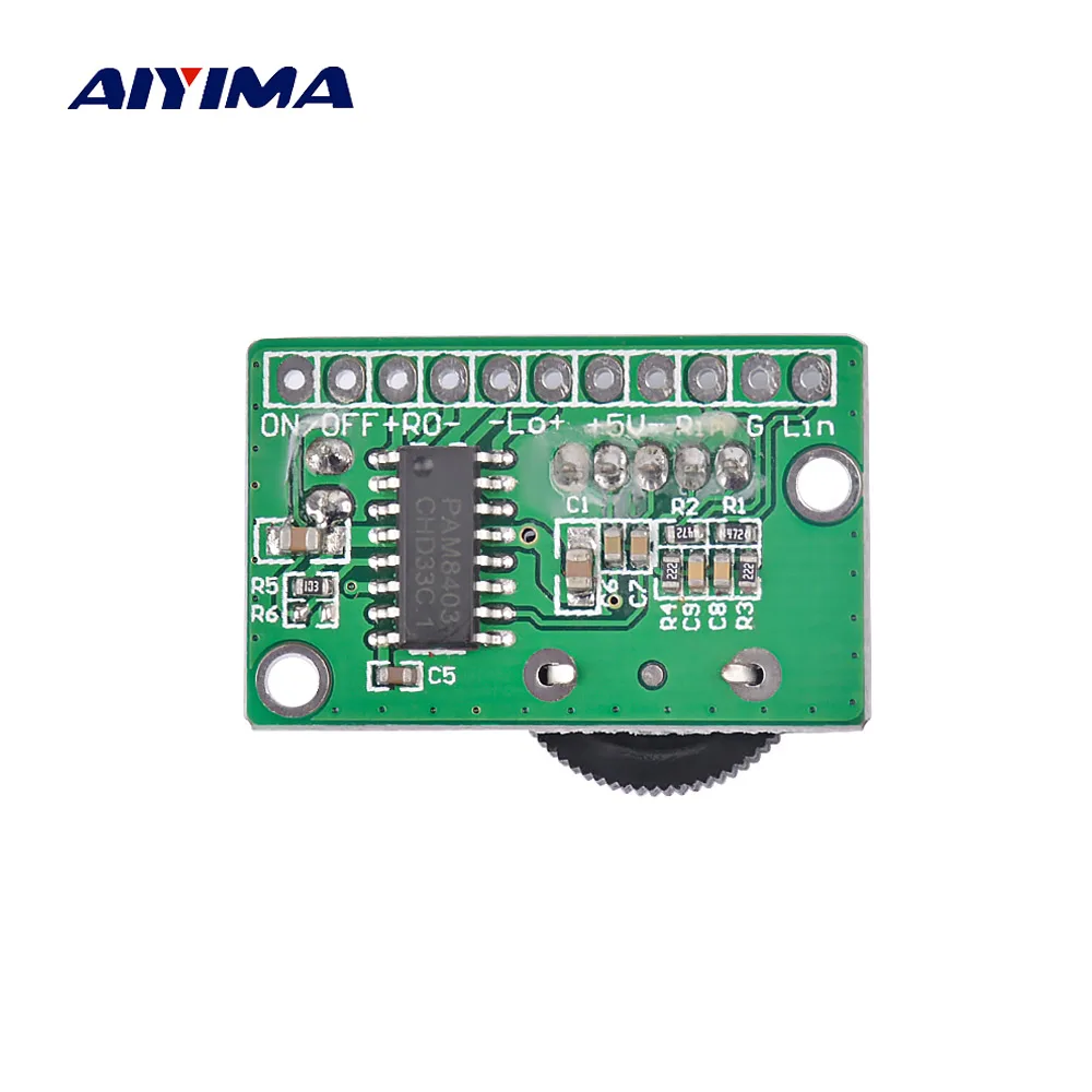 Aiyima 8403 Amplifier Board 3W+3W Stereo Class D Mini Digital Audio Amplifiers DC5V USB Power Supply | Электроника
