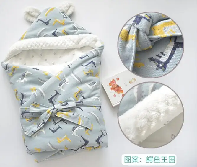 Пеленальное Одеяло для новорожденных, плотные теплые флисовые одеяла для малышей, супер мягкое детское одеяло, конверты для младенцев, спальные мешки