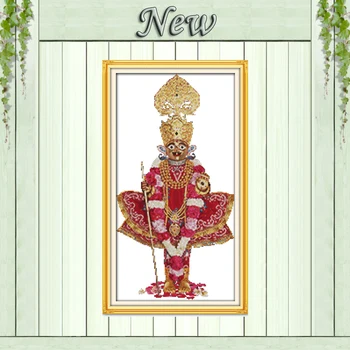 

Indian god Religion decor paintings counted printed on canvas DMC 14CT 11CT chinese Cross Stitch Needlework Sets Embroidery kits