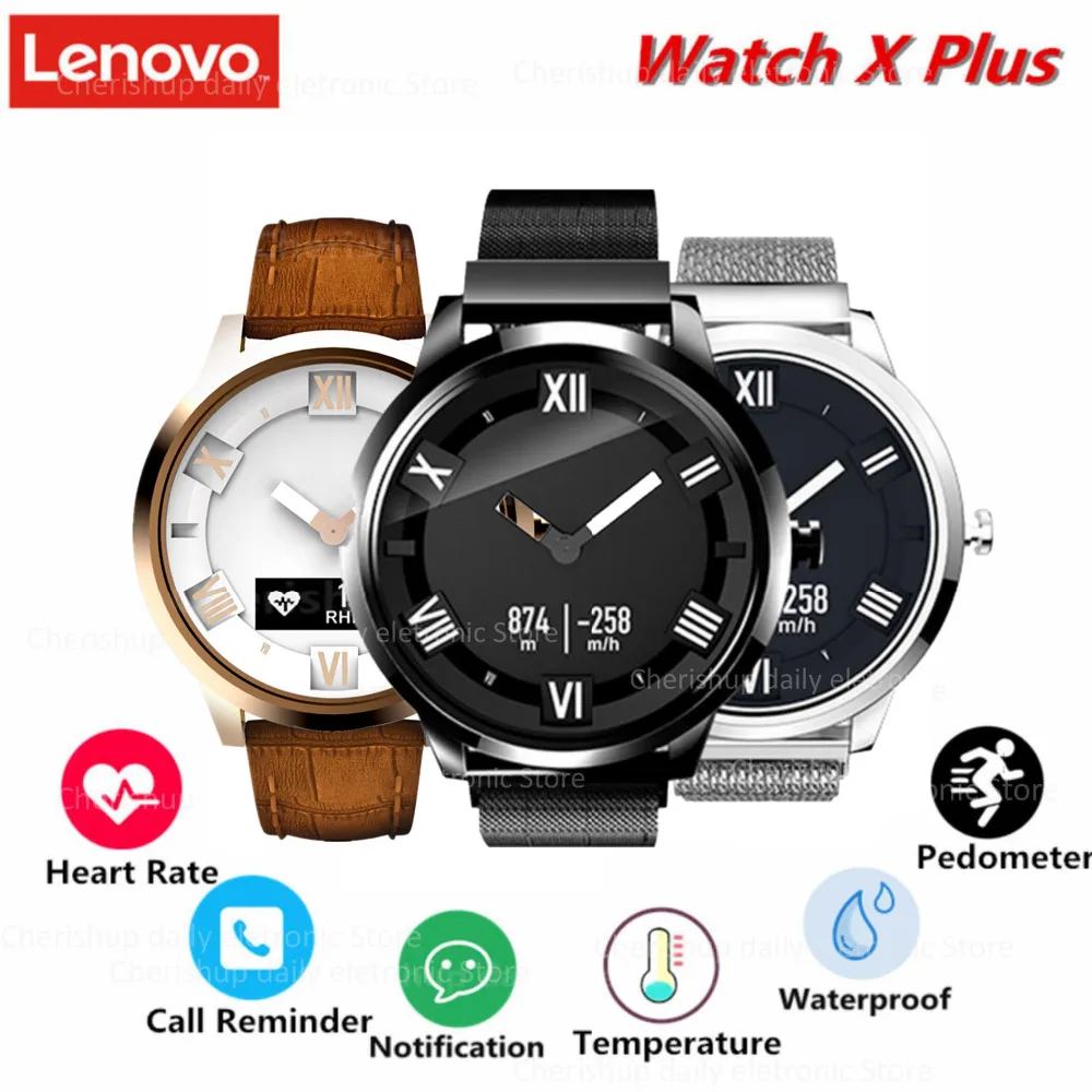 Lenovo Watch X plus OLED Gesture photography 8ATM водостойкий Режим сна/пульсометр мониторинг вызова