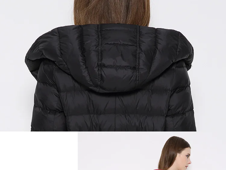 SoftFox новейшая зимняя куртка-пуховик на утином пуху, женское длинное пальто, парки, теплая одежда с капюшоном, длинный рукав, высокое качество