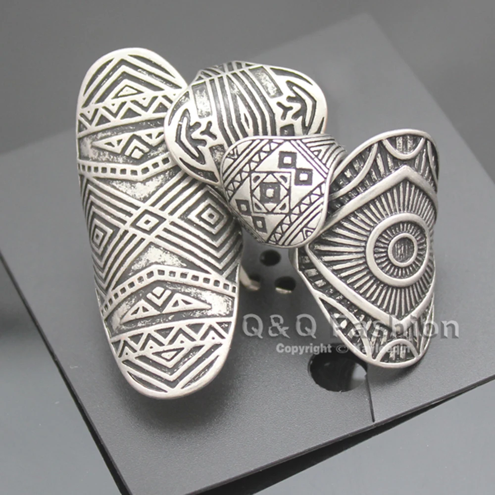 Женский винтажный браслет Anel Anillos набор из кольца на палец с индийским календарем