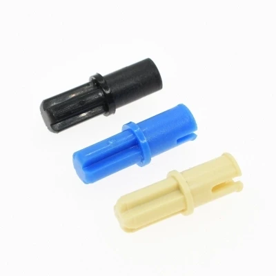 Technic Parts Brick Pin without Frict Ridges Peg Cross Axle Shaft Connector Car Toy Compatible LegoINGlys Bulk Building Blocks