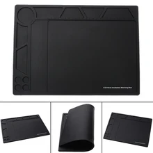 1 шт. термостойкий Коврик для пайки антистатический силиконовый ОУР изоляционный коврик для одеяла телефона ПК планшета ремонт