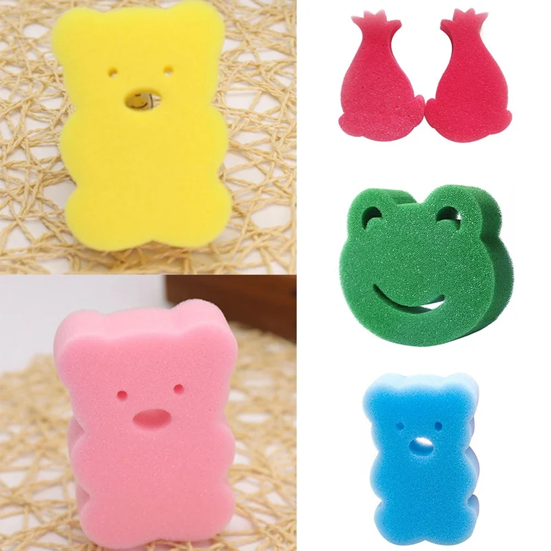 

Bath Towel Accessories Baby Infant Shower Animal Shape Wash Child Brush Bath Brushes Sponges Rub Sponge Cotton Rubbing Body