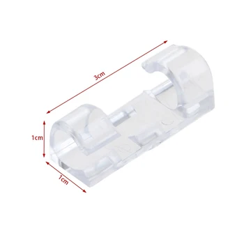 

20pcs Wire Cable Management Organizer Desktop Workstation Cord Clips Management Holder Data Telephone Line Cable Winder Sleeve