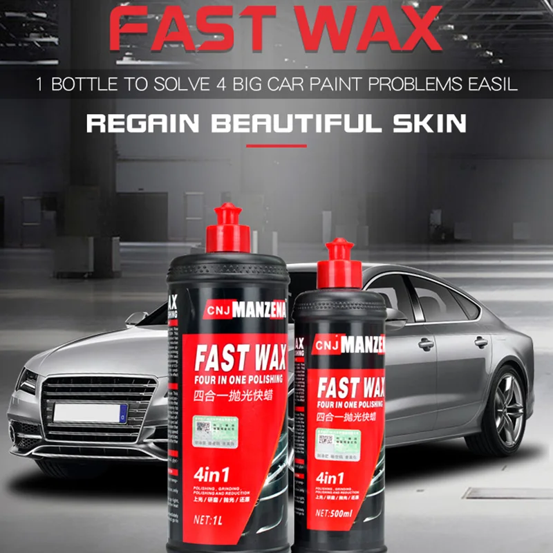  4 in 1 Compound Polishing Wax Car Paint Care Anti-scratch Super Hydrophobic Auto Paint Car Scratch 