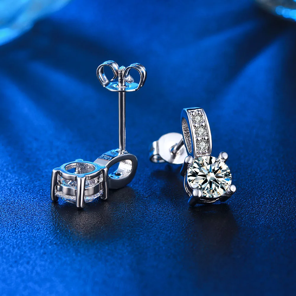 Великолепные свадебные комплекты ювелирных изделий белого золота ААА стразы кольцо ожерелье, серьги-пуссеты bijoux femme sierdem набор ASM011