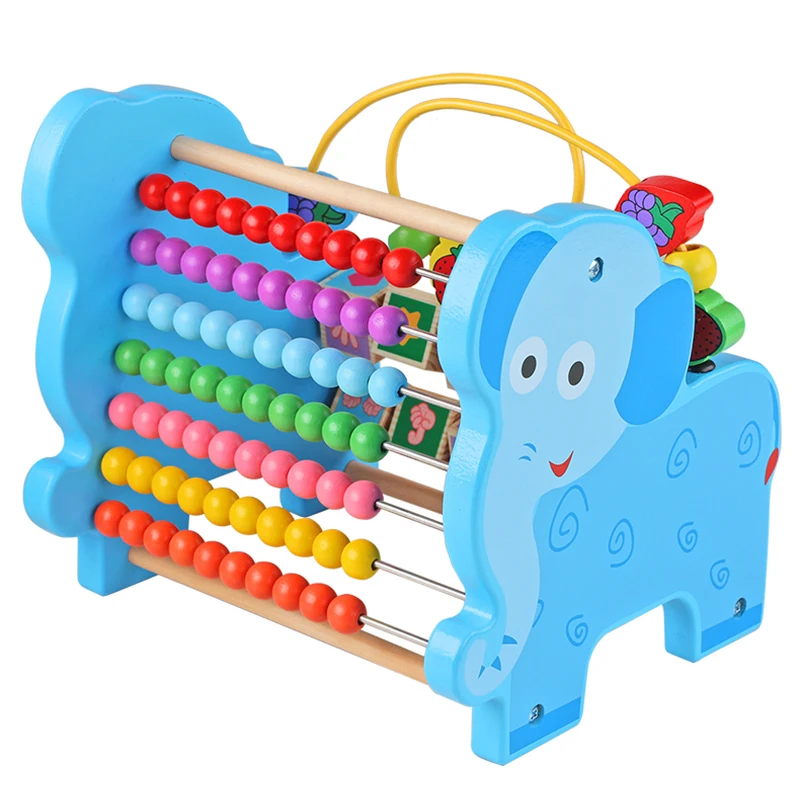 1 шт Детские игрушки разведки вокруг шарика бисером блоки - Цвет: Многоцветный