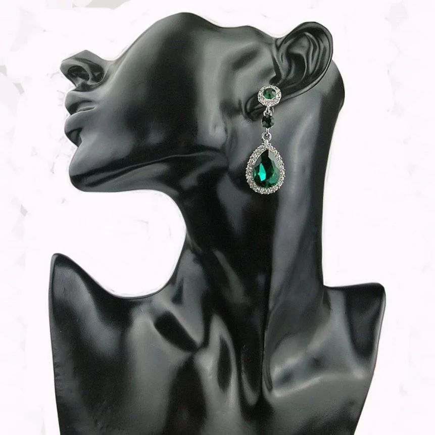 

TZ#501 Wedding Jewelry Rhinestone Style Wedding Earrings For Women Free Shipping