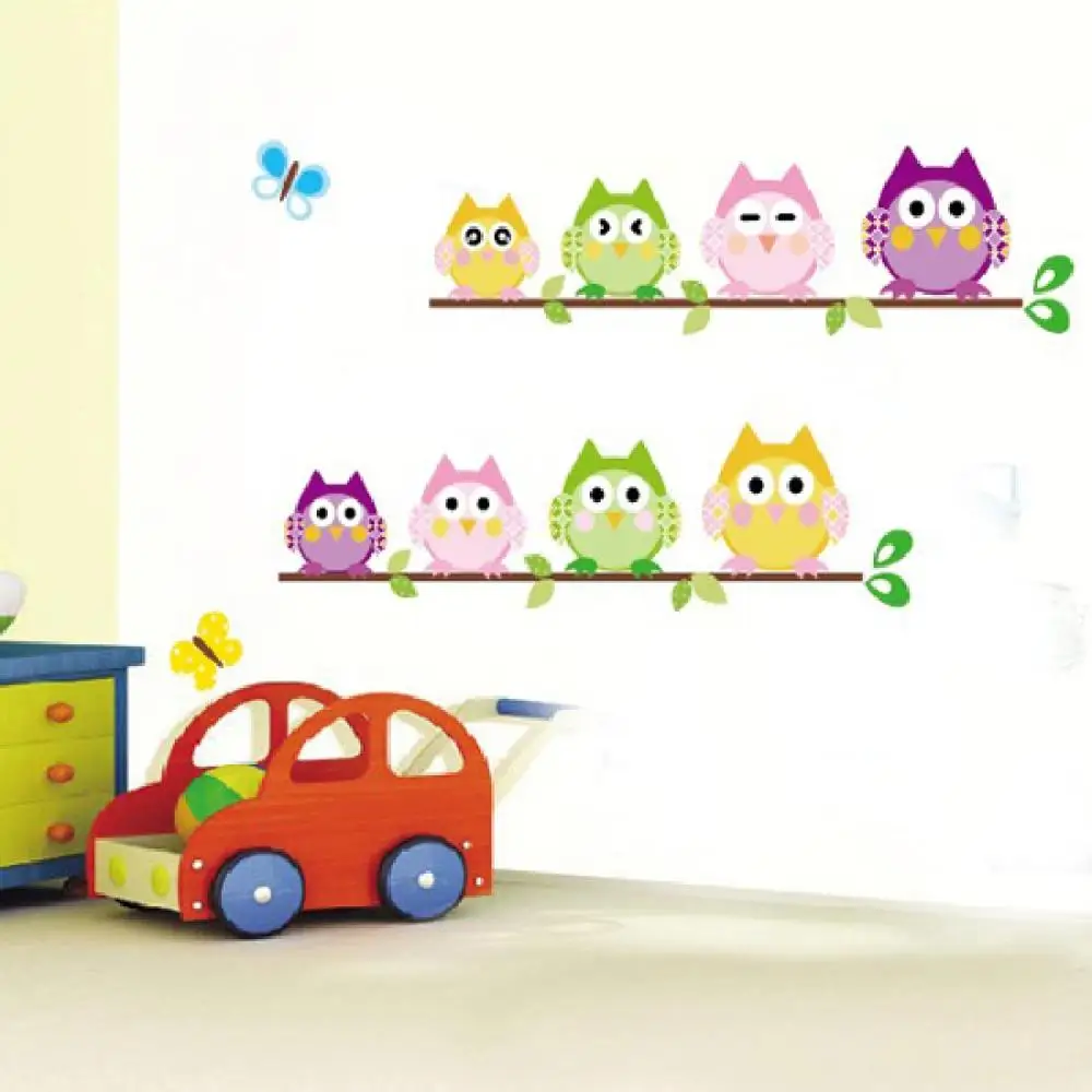 123cm X 94cm Cartoon Owl DIY Removable Art Vinyl Quote Wall Sticker 123cm X 94cm Cartoon Owl DIY Removable Art Vinyl Quote Wall Sticker