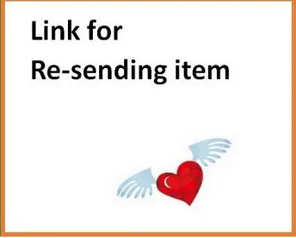 

Re-send item link