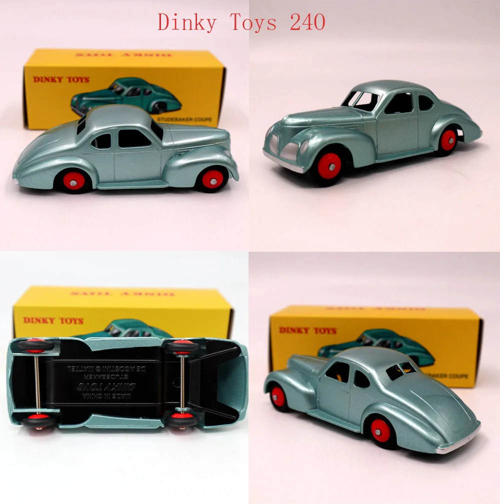 1:43 Atlas Dinky Toys 24O Studebaker Coupe 811 Caravane 39A Packard 564 563 Miroitier Estafette Renault Diecast игрушки модели автомобилей