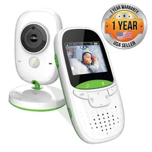 Leioua 2 дюймов Беспроводной видео видеоняня Ночное видение для сна няня, безопасность Температура мониторинга ЖК-дисплей аудио монитор