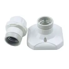 2 шт. Керамика E27 основание светильника высокой Мощность держатель лампы светодиодные энергосберегающие лампы свет всасывания потолочный светильник разъем светодиодный база