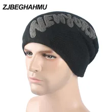 Повседневное бренд Для мужчин зимняя шапка берет Шапки меха Теплый мешковатые трикотажные Skullies капот лыжного спорта взрослых холодной Кепки Новое поступление шапочки