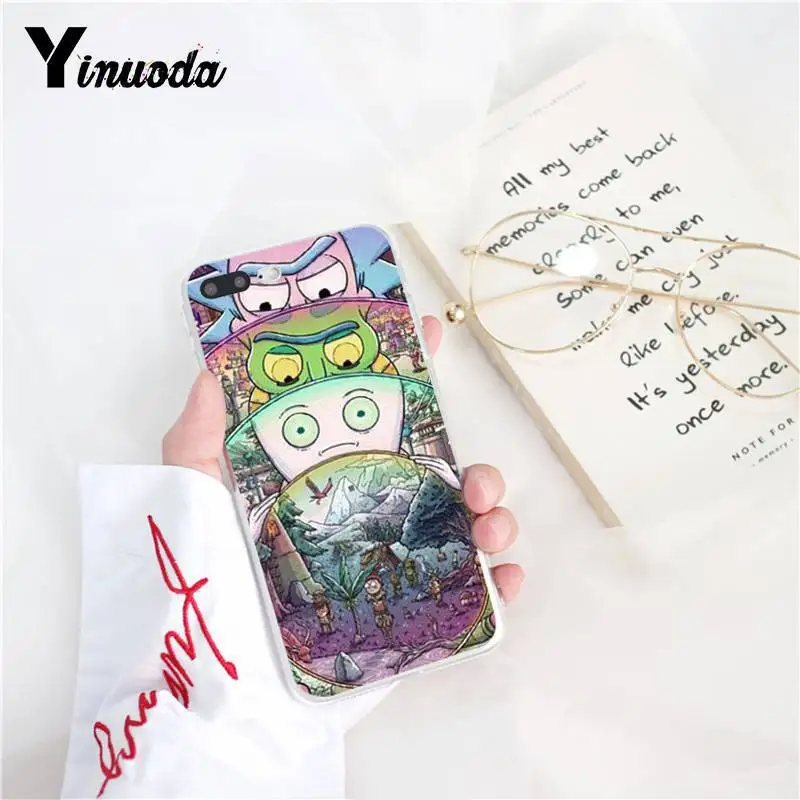 Yinuoda Рик и Морти ТПУ чехол для телефона крышка оболочка для iPhone 8 7 6 6S Plus 5 5S SE XR X XS MAX 10 11 11pro 11promax чехол