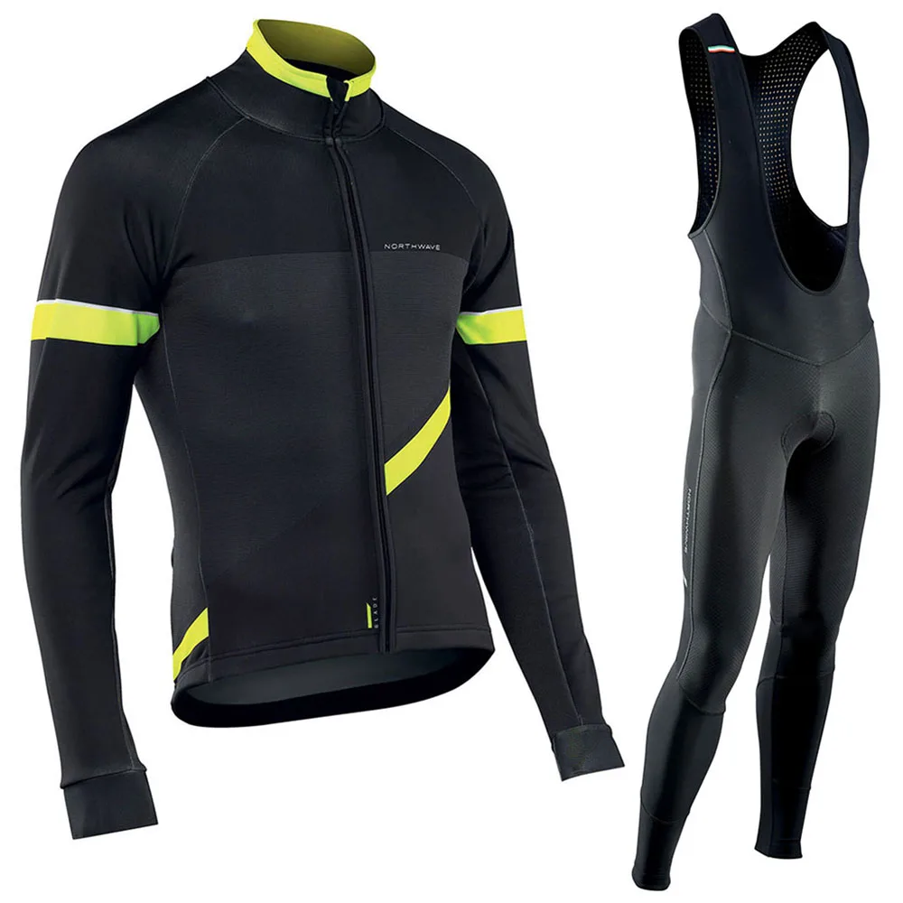 Northwave Pro Team Зимняя одежда для велоспорта дышащая Ropa Ciclismo Одежда с длинным рукавом для горного велосипеда одежда для спорта на открытом воздухе