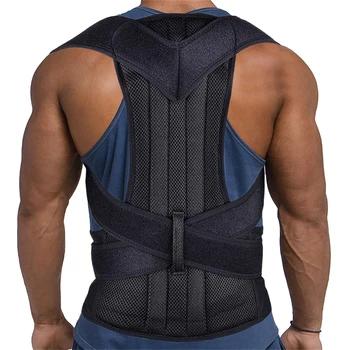 

Magnetic Therapy Back Support Posture Correction Adult Back Corset Shoulder Lumbar Posture Corrector Bandage Spine Support Belt