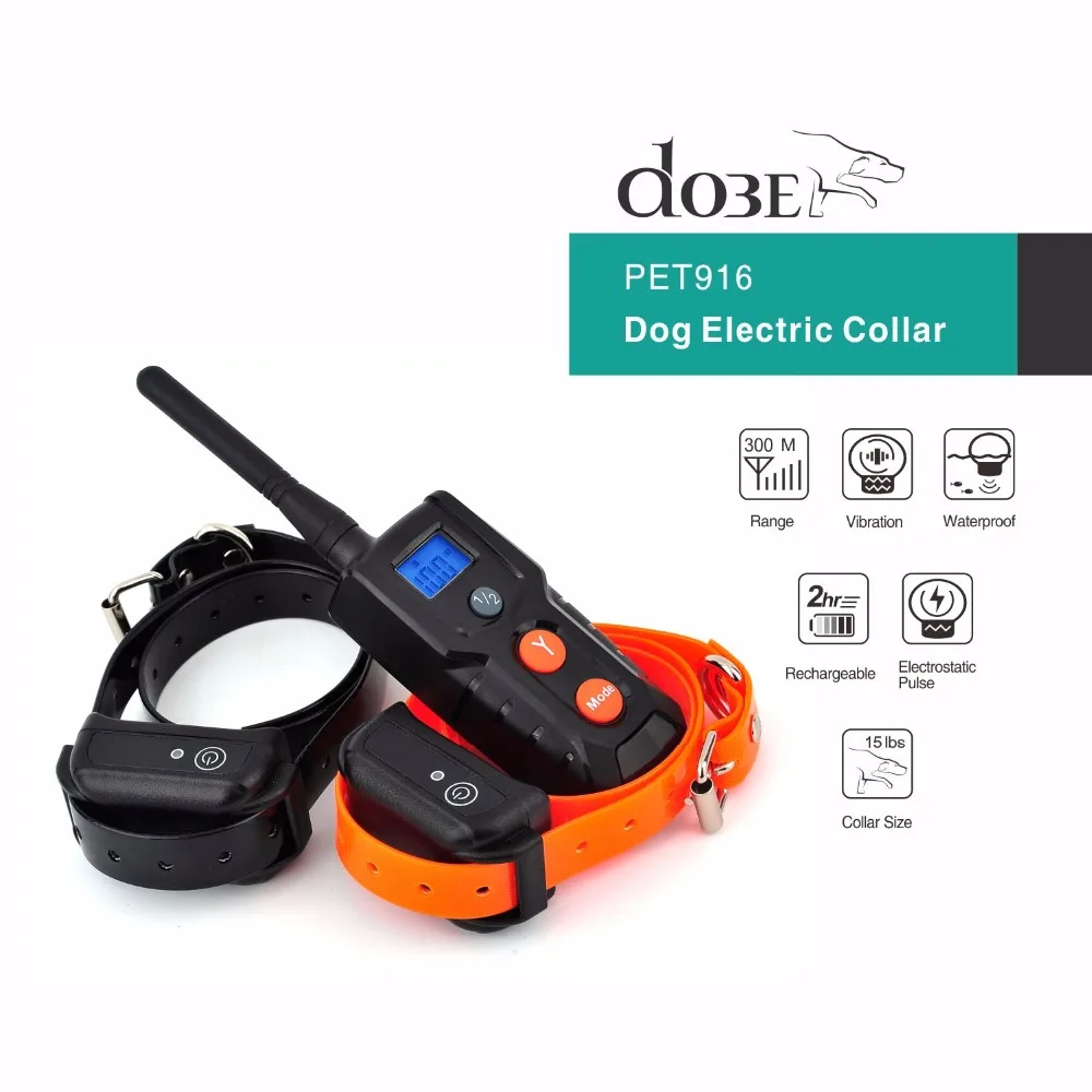 High Quality Electronic Collar Dog Shock Training Collar Remote Control Pet Trainer Hunting Dog ...