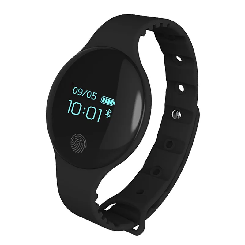 Многофункциональный Для мужчин Для женщин дети умные часы вибрационного будильника браслет счетчик шагов Bluetooth Шагомер Спорт для оснащения Для мужчин t - Цвет: Черный