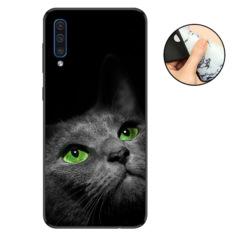 CROWNPRO FOR Funda Samsung A50 Case Matte TPU sFOR Samsung A50 Cover Silicone FOR Coque Samsung Galaxy A50 SM-A505F Phone Case