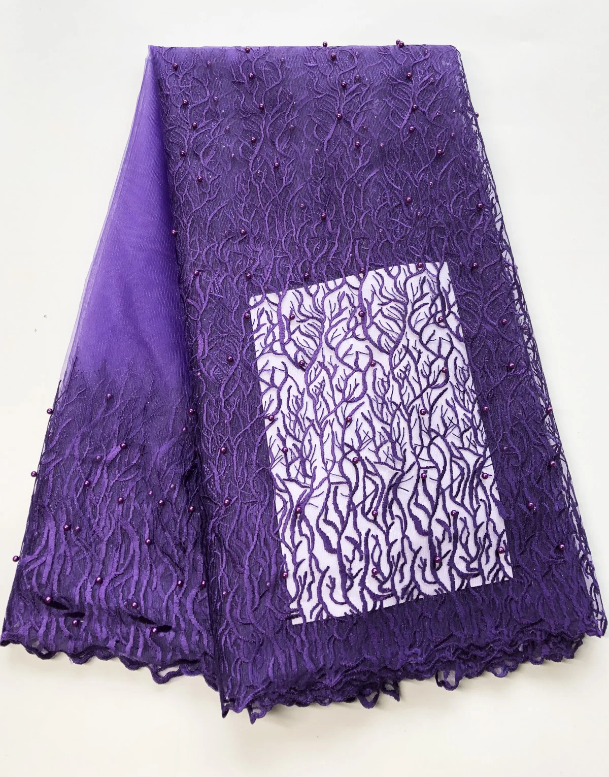 Африканская кружевная ткань с бисером дизайн Вышивка Тюль кружевная ткань горячая Распродажа французская чистая кружевная ткань для платья ZA351