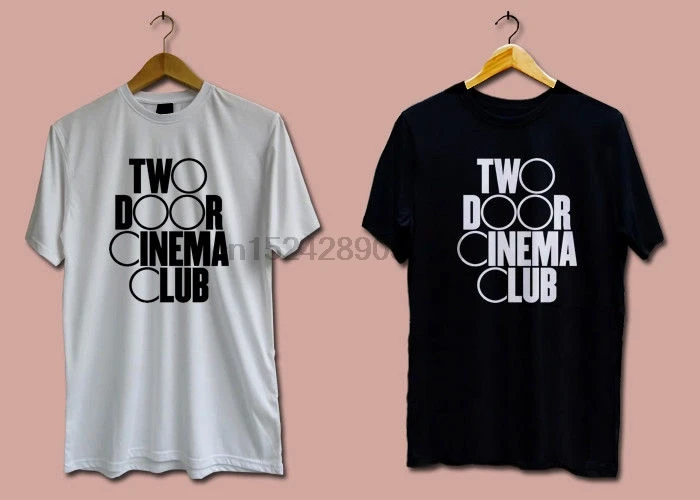 

NEW! TWO DOOR CINEMA CLUB LOGO TOUR 2013 Black And White T-Shirt TEE XS-3XL