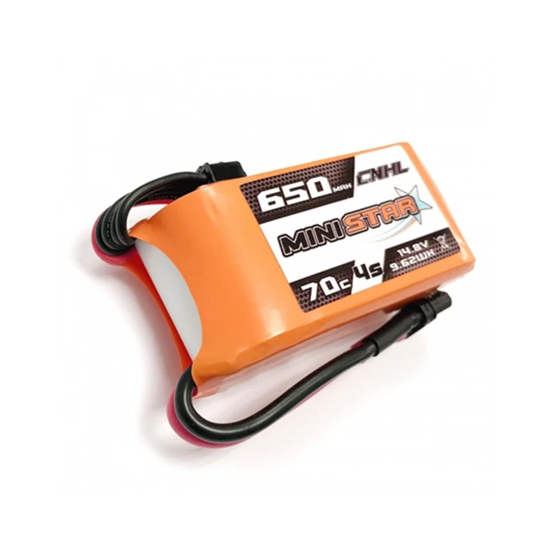 CNHL MiniStar 650 mAh/450 mAh 14,8 V 4S 70C Lipo батарея XT30U Разъем для моделей RC Мультикоптер Рамка DIY аксессуары